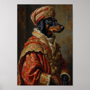 Poster Retrato Real de Azawakh