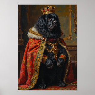 Poster Retrato Real de Newfoundland