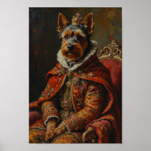 Poster Retrato Real do Cesky Terrier