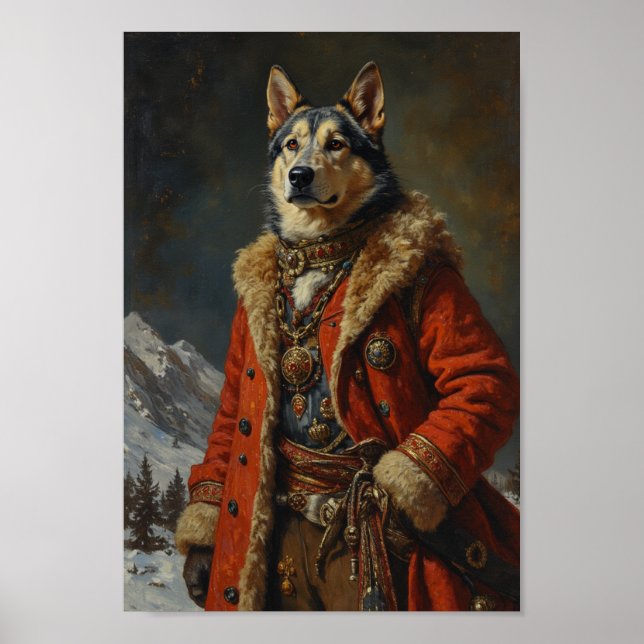 Poster Retrato Real do Chinook (Frente)