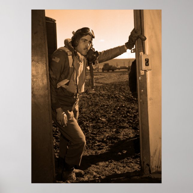 Pôster Retrato reforçado de Edward M. Thomas (Frente)