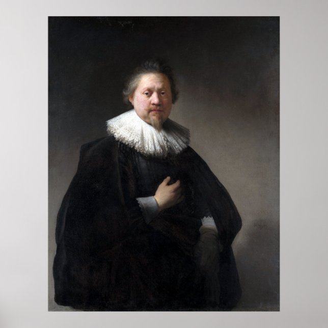 Poster Retrato Rembrandt de um Homem (Frente)