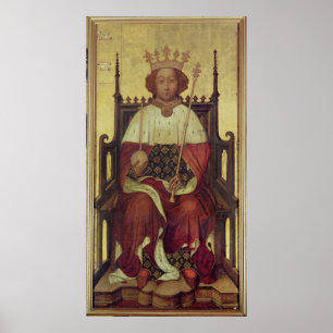 Pôster Retrato Richard II 'o Westminster Portrait