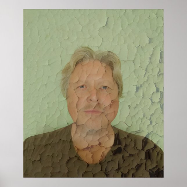 Poster Retrato Selfie - Ken Gage Art (Frente)