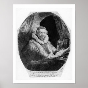 Poster Retrato T29953 de janeiro Uytenbogaert, pregador
