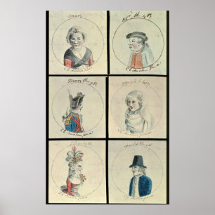 Pôster Retratos de Mary I Edward IV