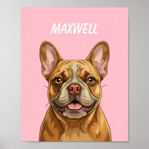Poster Retratos Personalizados de Animais de Estimação Us