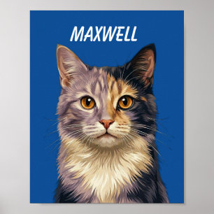 Poster Retratos Personalizados de Animais de Estimação Us