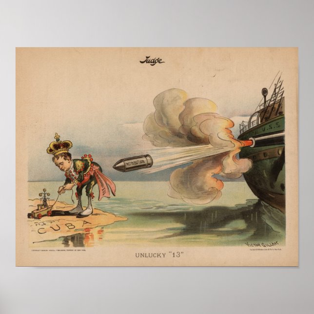 Poster Retribuição Contra Espanha (Frente)