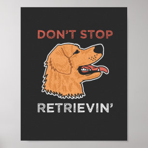 Poster Retriever de ouros - Não parar de recuperar