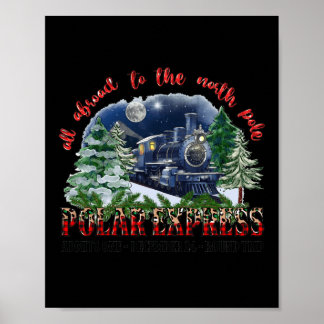 Poster Retro Acredita Que O Comboio Polar Norte Expressa 