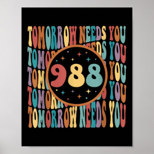 Poster Retro Amanhã Precisa De Suicídio À Luz Do Sol 988 