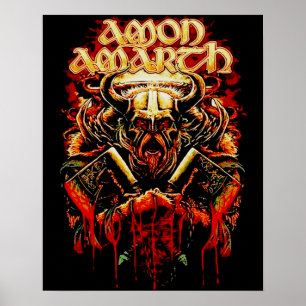 Poster Retro Amon Amarth Ofertas De Música Legal Para Ven