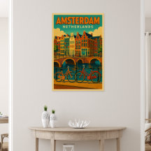 Retro Amsterdã Holanda