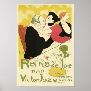 Poster Retro Art Nouveau - Reine de Joie