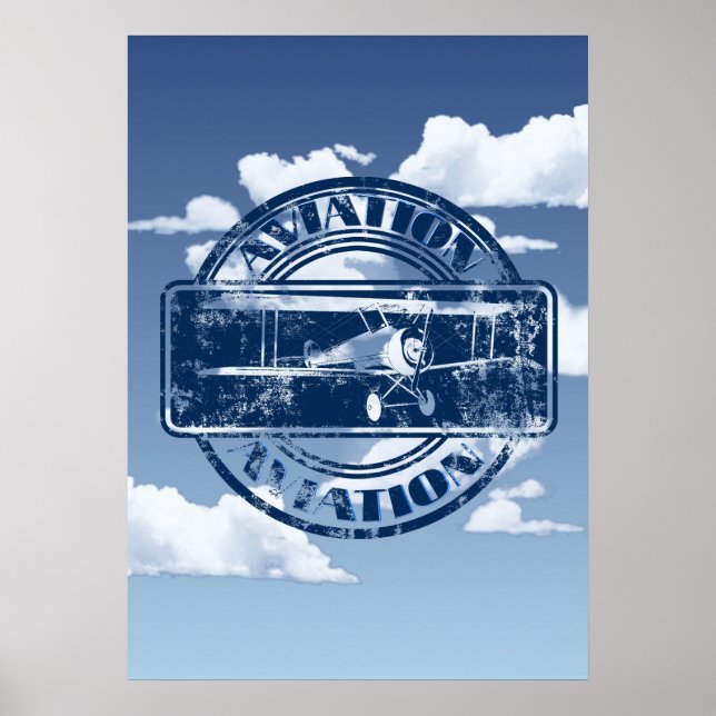 Poster Retro Aviation Art (Frente)