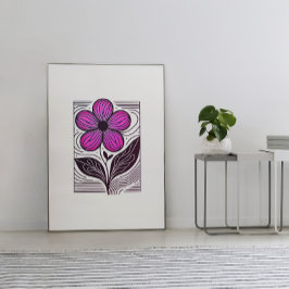 Poster Retro Bloom Vibes