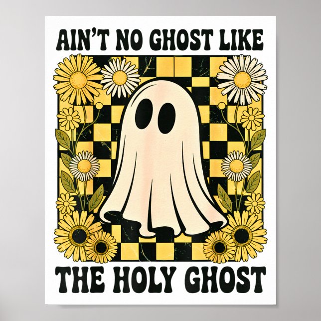 Poster Retro Boho Não Há Fantasma Como O Espírito Santo,  (Frente)