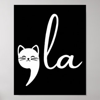 Poster Retro Cat Comma La Kamala Harris Para Presidente 2