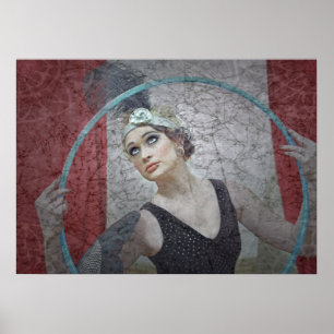 Poster Retro Circus Preformer