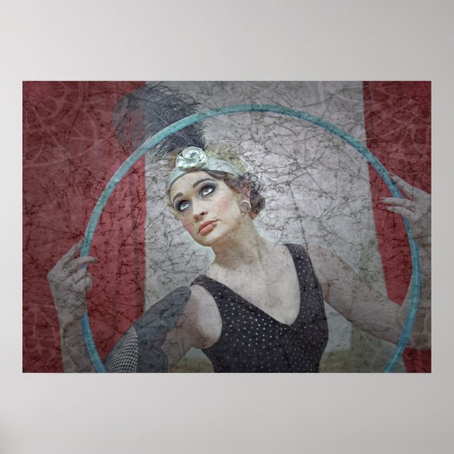 Poster Retro Circus Preformer (Frente)