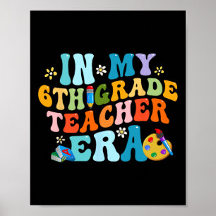 Poster Retro De Volta às Aulas Na Minha Era De Professor