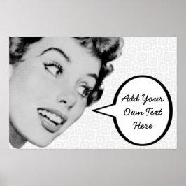 Pôster Retro Do Tell