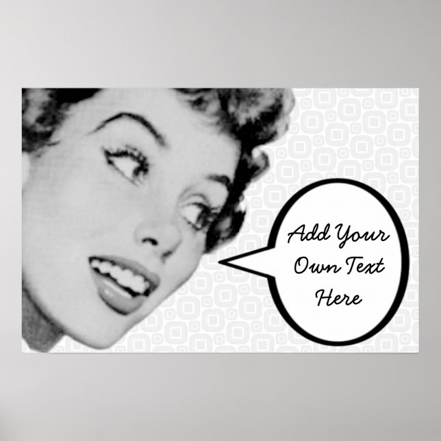 Pôster Retro Do Tell (Frente)