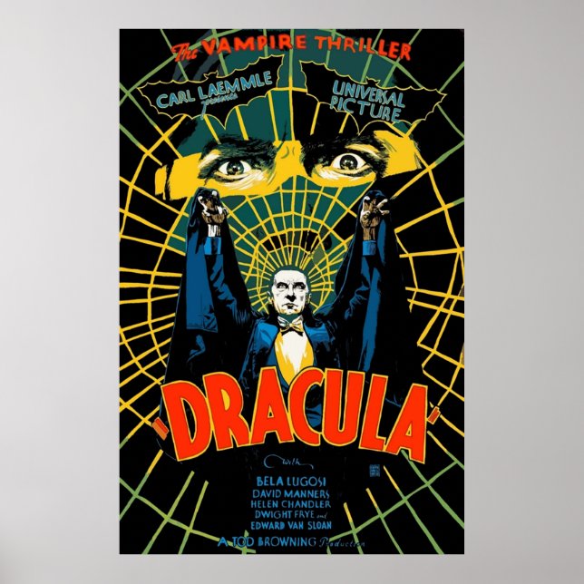 Poster Retro Dracula (Frente)