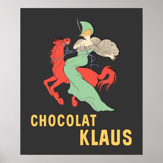 Poster Retro e Chocolat Klaus (Frente)
