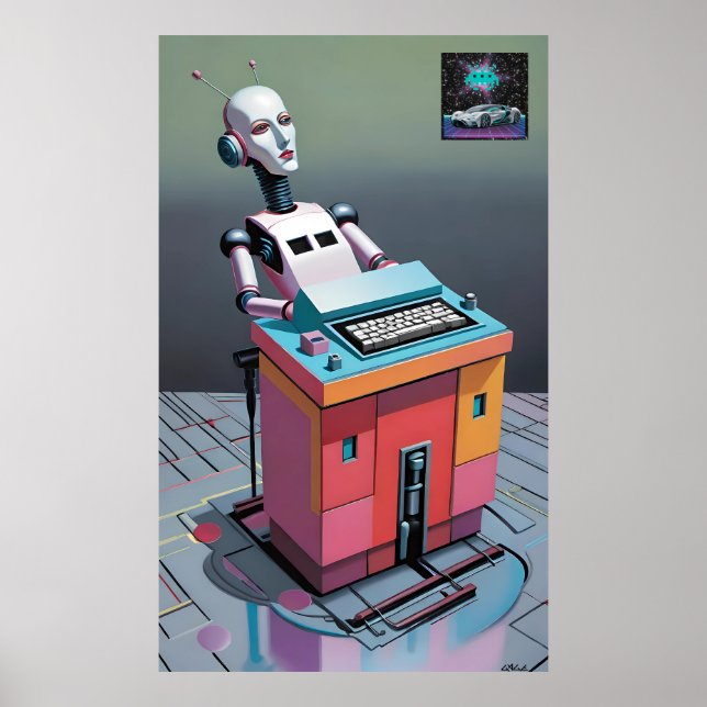 Poster Retro-Electro Chatter (Frente)