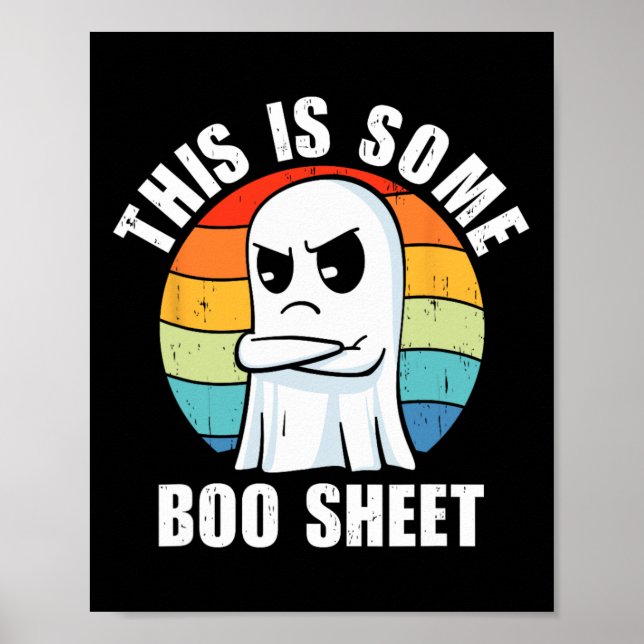 Poster Retro, Este É Um Pouco De Ghost Ghost Halloween De (Frente)