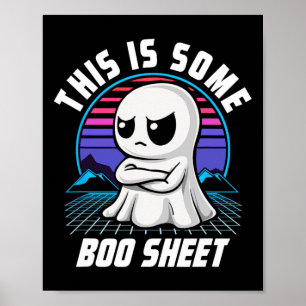 Poster Retro, Este É Um Pouco De Ghost Ghost Halloween De
