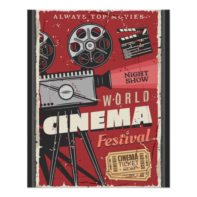 Pôster Retro Film Fest (Frente)