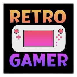 PÔSTER RETRO GAMER