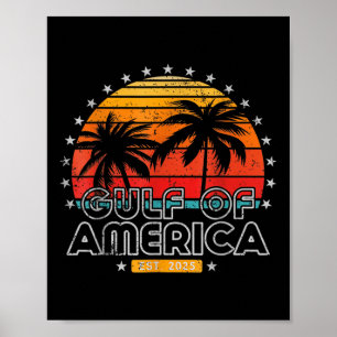 Poster Retro Golfo Dos Eua América Oriental 2025