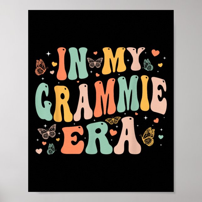 Poster Retro Groovy In My Grammie Era Mother's Day Women  (Frente)