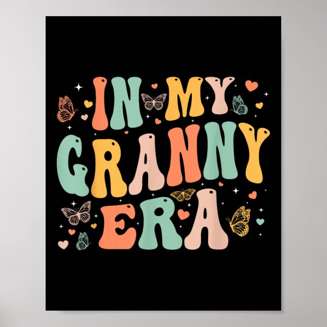 Poster Retro Groovy In My Granny Era Mother's Day Women  (Frente)