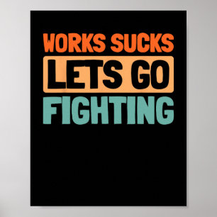 Poster Retro Karato - Caratê de Artes Marciais