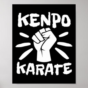Poster Retro Kenpo Karate Kempo Karate Artes Marciais