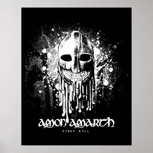 Poster Retro Love Amon Amarth Music FanArt Forever (Frente)