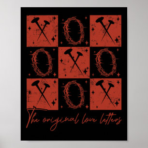 Poster Retro Marcado Dia dos Namorados Xoxo As Originais