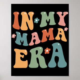 Poster Retrô Na Minha Era De Mamãe Divertido Dia Das Mães