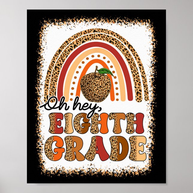 Poster Retro Oh Hey Oitava Série Boho Arco-Íris Primeiro  (Frente)