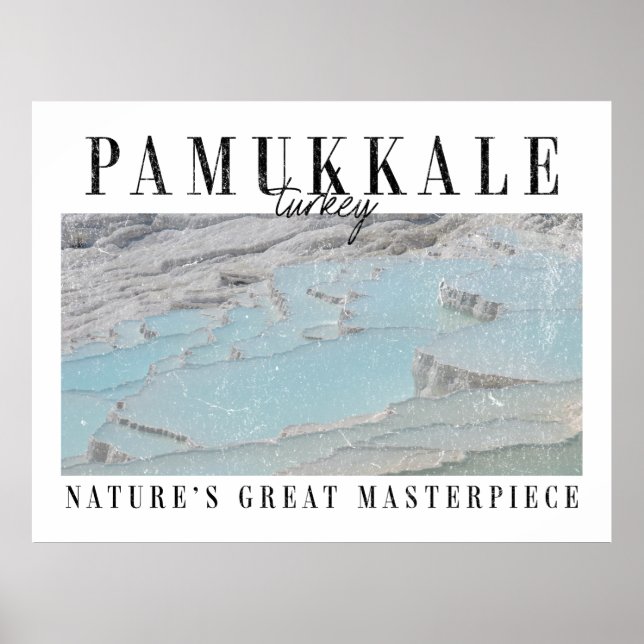 Poster Retro Pamukkale (Frente)