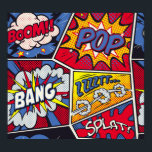 Poster Retro pop, desenho de gibis.<br><div class="desc">Comédia com arte Pop retroativa grita um padrão perfeito Obtenha o seu padrão de exibição de banda desenhada com Pop de arte retrô! Diversão e decoração Quirky! Padrão de Shout Pop de Arte em Quadrinhos - Onde Retro Conhece Divertimento! Ligue a sua tipografia com este último gráfico do passado. cômico,...</div>