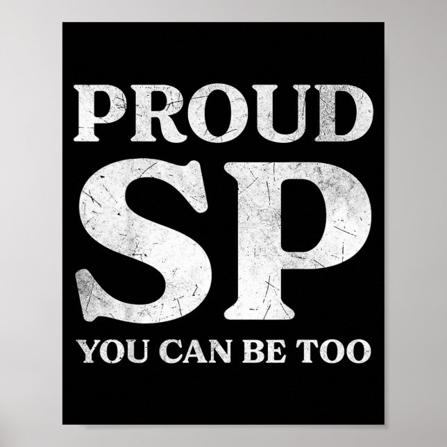 Poster Retro Proud Sp Anti Scientology Funny Quote Idea  (Frente)
