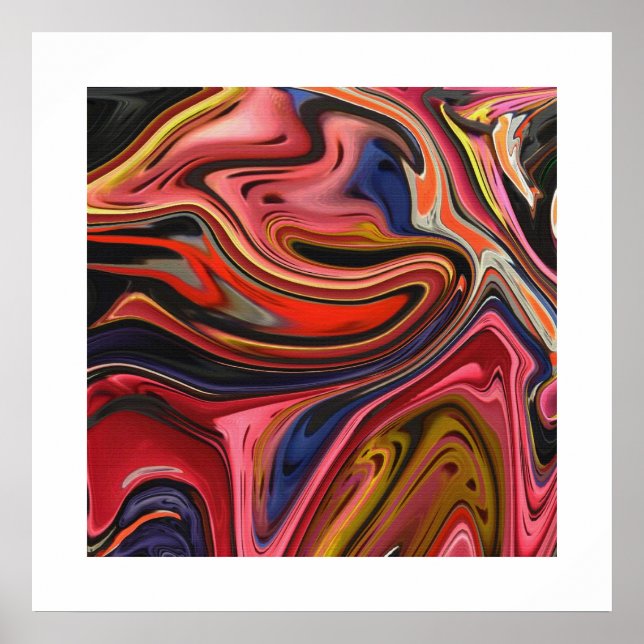 Poster Retro psicodélico (Frente)