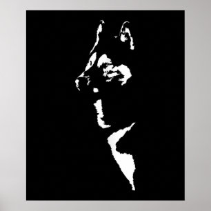 Poster Retro Siberian Husky Presente do proprietário d