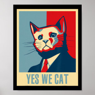 Poster Retro Sim Nós Gastamos Gato Engraçado Pet Propriet